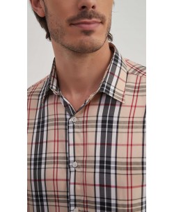 1506235-2 Chemise carreaux TARTAN coupe confort