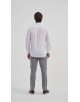 YE-2009L Chemise pilote blanche en confort fit