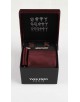 CC-035 Coffret cravate bordeaux à motifs