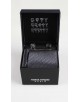 CC-043 Coffret cravate gris à motifs