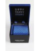CC-045 Coffret cravate bleu à motifs