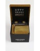 CC-046 Coffret cravate moutarde à motifs