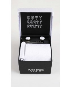 CC-048 Coffret cravate blanc