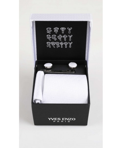 CC-048 Coffret cravate blanc