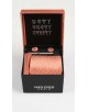 CC-049 Coffret cravate rose saumon à motifs