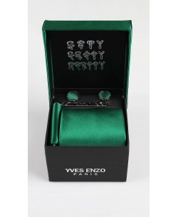 CC-058 Coffret cravate vert foncé