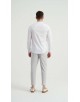 ENZO-116-02 Chemise col mao - Blanc