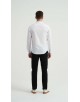 ENZO-116-03 Chemise col mao - Blanc