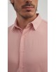  R002-31 Camisa corte recto en algodón piqué - Nudo