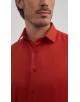 SAT200-113 Chemise terracotta en confort fit