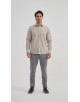 YE-284 Chemise unie coupe confort - Beige