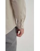 YE-284 Chemise unie coupe confort - Beige