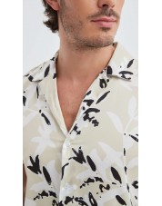 ENZO-114-04 Chemisette sensation soie en Digital prints