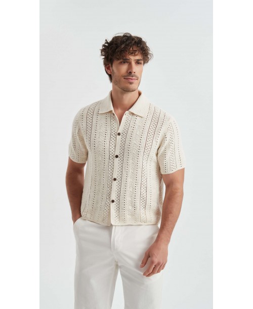LB-2025-08 Chemisette brodée en coton