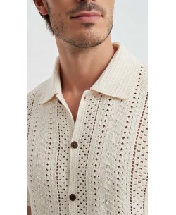 LB-2025-08 Chemisette brodée en coton