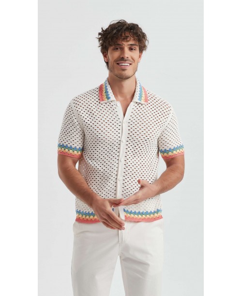 LB-2025-01 Chemisette brodée en coton