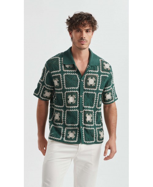 LB-2025-03 Chemisette brodée en coton