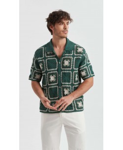 LB-2025-03 Chemisette brodée en coton