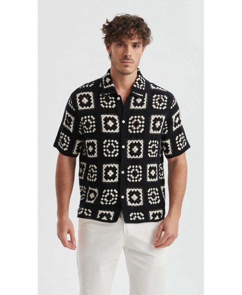 LB-2025-04 Chemisette brodée en coton