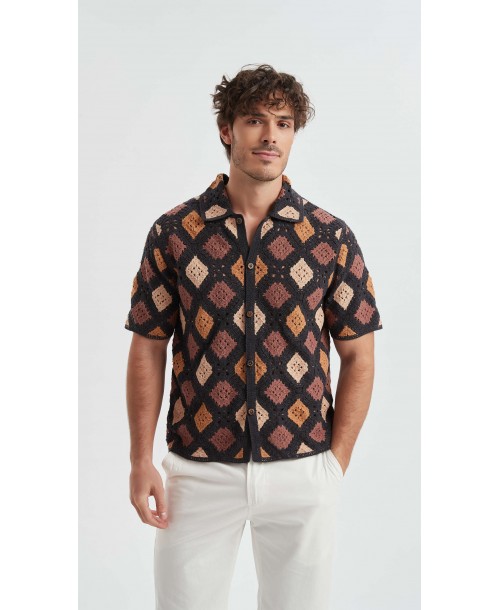 LB-2025-05 Chemisette brodée en coton