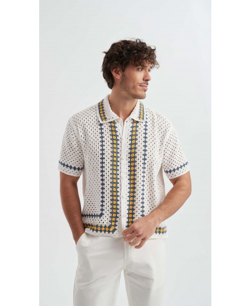 LB-2025-06 Chemisette brodée en coton