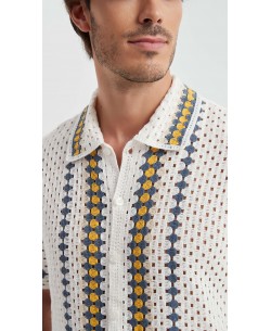 LB-2025-06 Chemisette brodée en coton