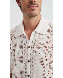 LB-2025-11 Chemisette brodée en coton