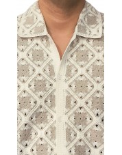 LB-2025-12 Chemisette brodée en coton