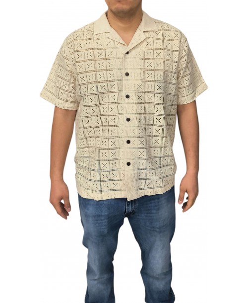 LB-2025-17 Chemisette brodée en coton