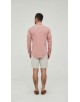 LIN-30-06 Chemise vieux rose en lin