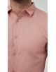 LIN-30-06 Chemise vieux rose en lin