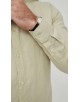 LIN-30-11 Chemise jaune en lin