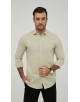 LIN-30-11 Chemise jaune en lin