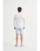 LIN-30-21 Chemise blanche en lin