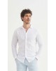 LIN-30-21 Chemise blanche en lin