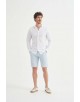 LIN-30-21 Chemise blanche en lin
