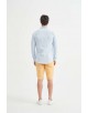 LIN-30-22 Chemise ciel en lin