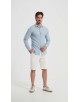 LIN-30-220 Chemise gris elephant en lin
