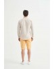 LIN-30-23 Chemise beige en lin