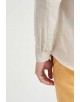 LIN-30-23 Chemise beige en lin