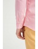 LIN-30-25 Chemise rose en lin