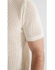 PC-8012-1 Polo 100% coton en maille - Écru