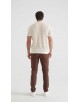 PC-8012-1 Polo 100% coton en maille - Écru