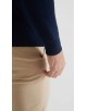 PL-8019-02 Pull col rond 100% coton - Marine