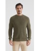 PL-8019-03 Pull col rond 100% coton - Vert