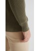 PL-8019-03 Pull col rond 100% coton - Vert