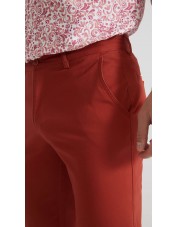 YE-807-23 Chino stretch terracotta (T38 à T52)