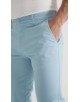 YE-807-27 Chino stretch bleu aqua (T38 à T52)