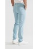 YE-807-27 Chino stretch bleu aqua (T38 à T52)