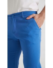 YE-807-31 Chino stretch bleu (T38 à T52)